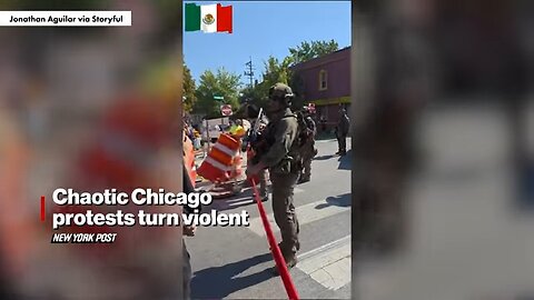 Chaotic Chicago Protests Turn VIOLENT