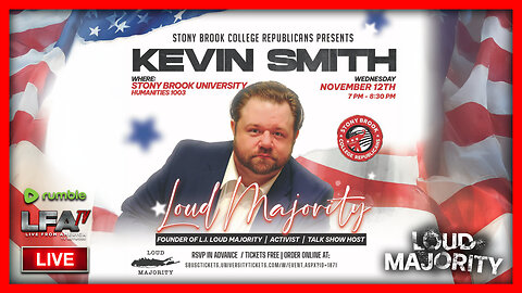KEVIN SMITH AT STONY BROOK | LOUD MAJORITY 11.13.25 3PM