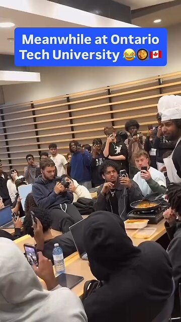 Toronto influencer Fique caught cooking curry inside an OTU classroom #fique #toronto #canada #japd