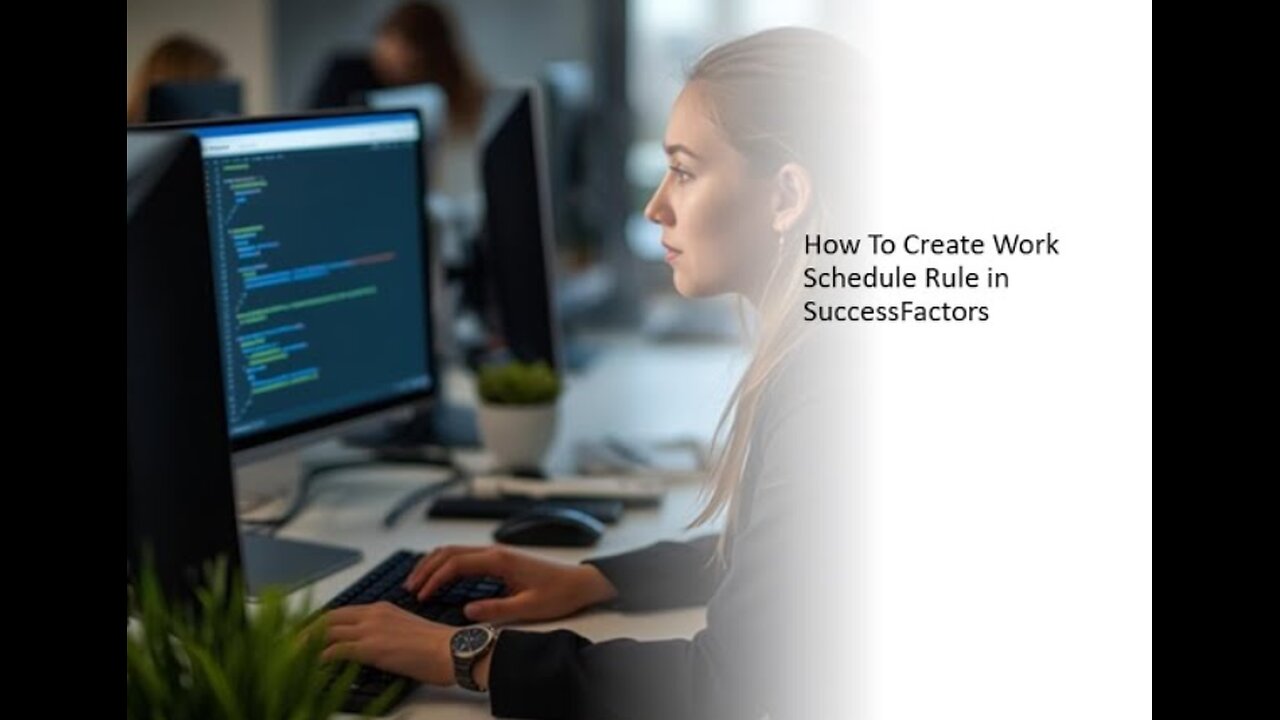 How To Create Work Schedule Rule in SuccessFactors