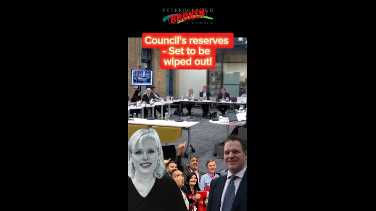 Council's reserves - Set to be wiped out!