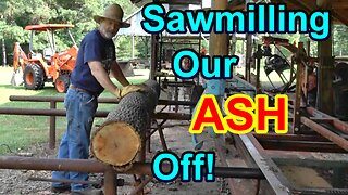 Milling A Windfall Ash Log