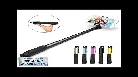 Universal Extendable Handheld Remote Selfie Stick for iOS for Samsung Android Review