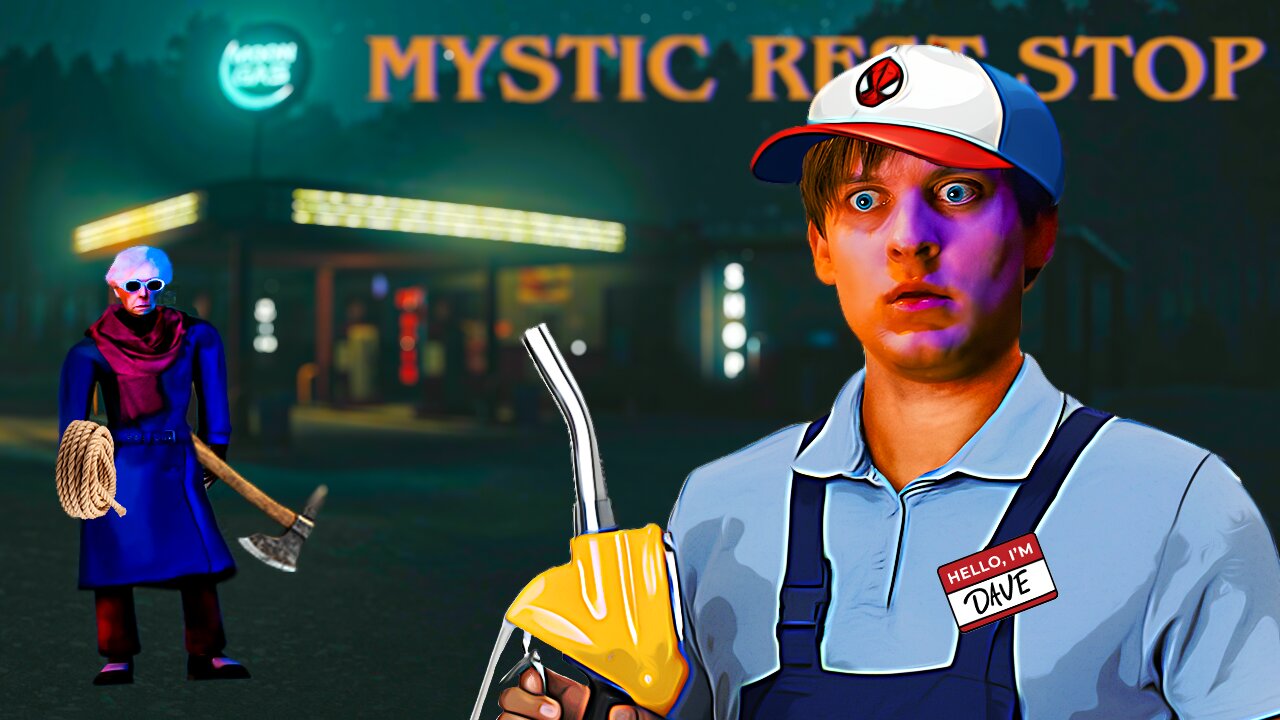 SURVIVING The Night At A Gas Station With A SERIAL KILLER