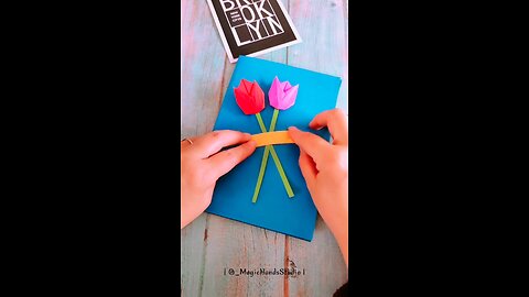 "🌟 DIY Paper Art Masterpiece | Easy Craft Idea for Beginners 🎨 #MagicHandsStudio"