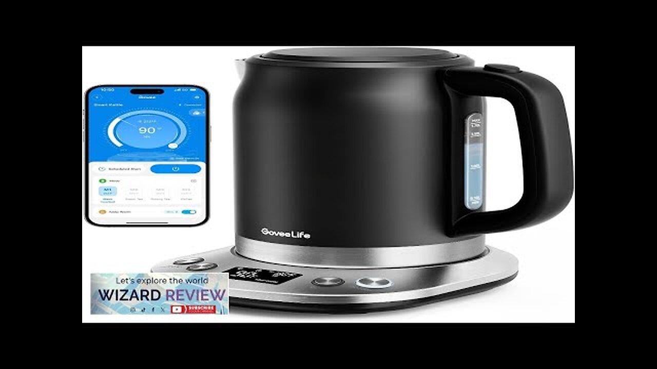 GoveeLife Smart Electric Kettle Temperature Control WiFi Electric Tea Kettle with Alexa Review