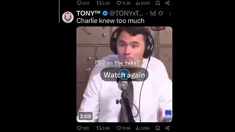 Charlie knew too much!