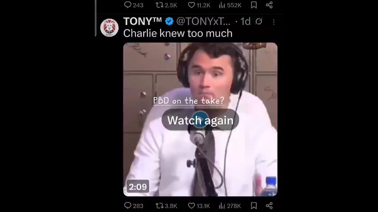 Charlie knew too much!