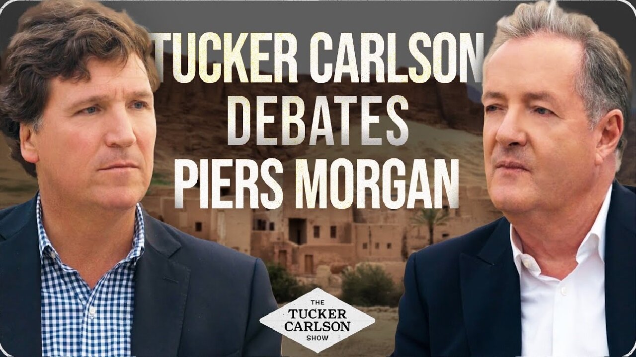 Tucker - Piers Morgan Debate Foreign Aid, Hate Speech, NATO, Gun Control, & Is Zelensky a Dictator?