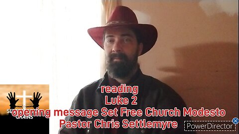 Luke 2 opening message Set Free Church Modesto Pastor Chris Settlemyre #theoutlawpreacher