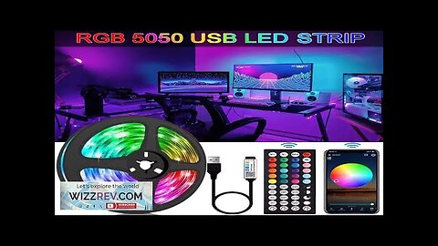 RGB 5050 LED Strip Light Remote App Control TV Led Backlight Flexible Review