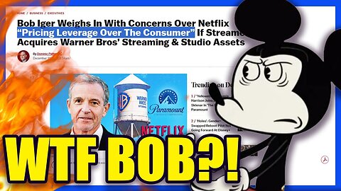 Disney CEO Slams Netflix x Warner Bros Merger?! | Clownfish TV