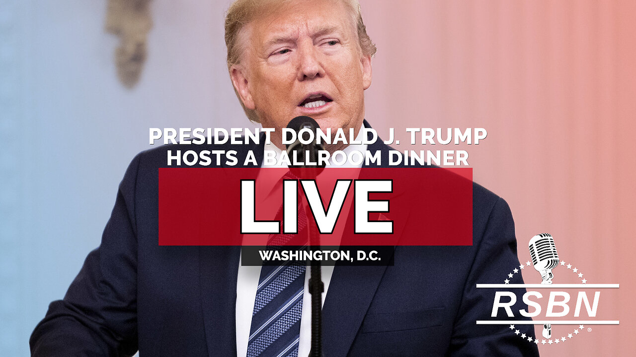 LIVE: President Trump Hosts a White House Ballroom Dinner - 10/15/25
