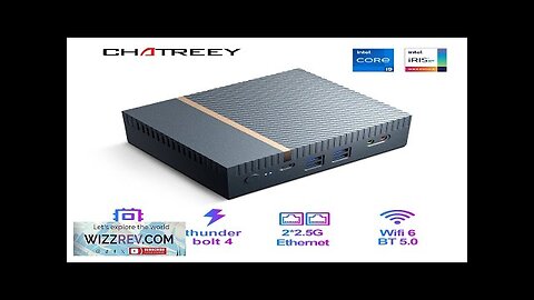 Chatreey IT12 Mini PC Intel Core i5 1340P i9 12900H Gaming Desktop Review