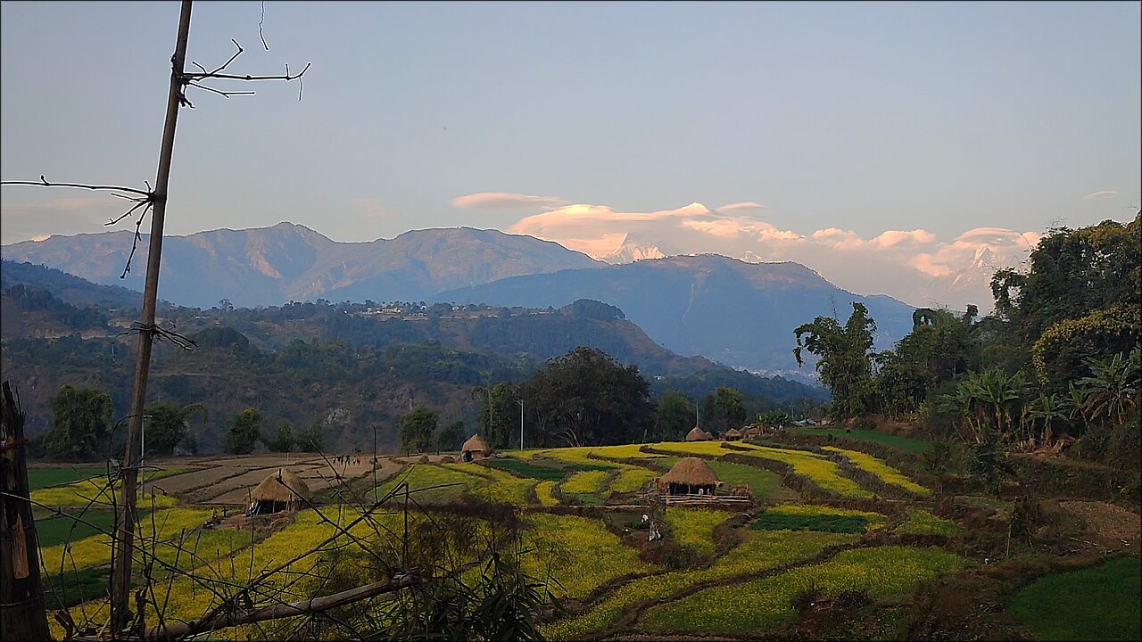 BEAUTIFUL NATURE VIEW FROM VILLAGE