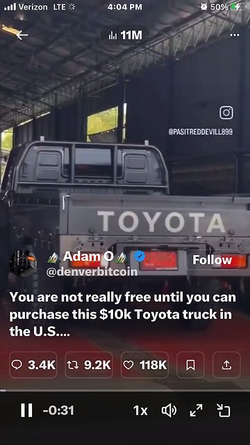 10k Toyota truck will be available in the United States 🇺🇸