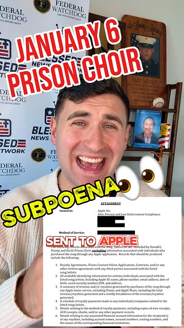🚨 BREAKING: We have just obtained the Biden DOJ’s SECRET SUBPOENA on APPLE!!! 😲😲