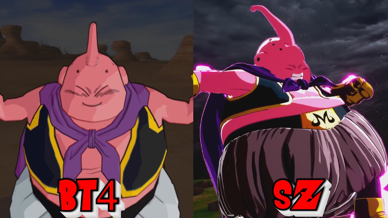 Majin Buu - Dragon Ball Sparking Zero VS Budokai Tenkaichi 4