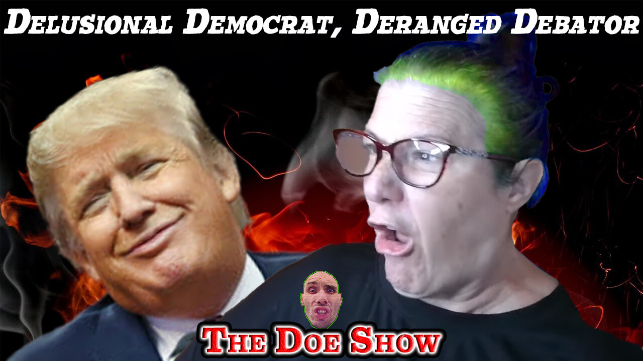 Listening to a rude and vulgar democrat lady