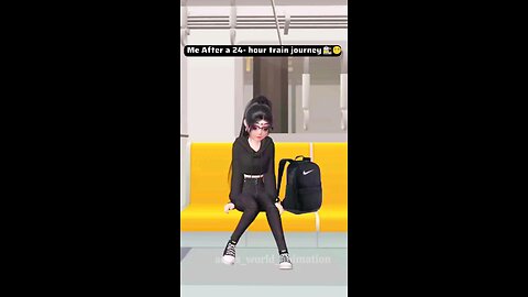 That Dizzy Feeling After a Long Train Ride 😵🚆