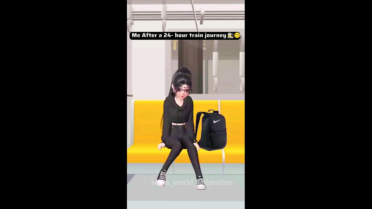 That Dizzy Feeling After a Long Train Ride 😵🚆