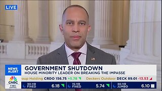CNBC’s Kernen Presses Hakeem Jeffries: What Changed Since 2013 When Dems Said They Won’t Negotiate on Health Care Until Gov’t Reopens?