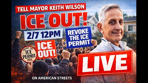 🚨BREAKING - Mayor Keith Wilson Provoke ICE Permit March