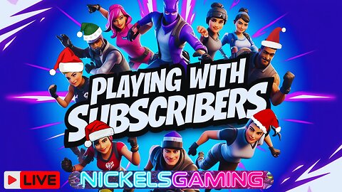 🔴LIVE-Fortnite Playing With Subscribers and Viewers