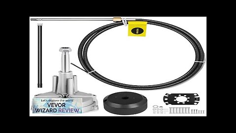 VEVOR Outboard Steering Kit 15' Outboard Rotary Steering Kit 15 Feet Review