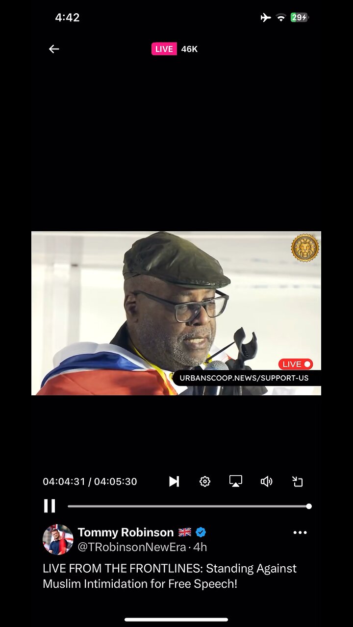 Tommy Robinson meeting 26/10/2025 part 2