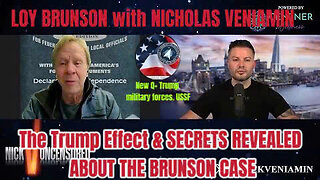 Loy Brunson Discusses The Trump Effect & WHAT TRUMP IS DOING WITH THE Brunson Case with Nicholas Veniamin