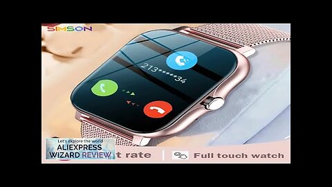 2023 NEW SmartWatch Android Phone 1.44" Color Screen Full Touch Custom Dial Review