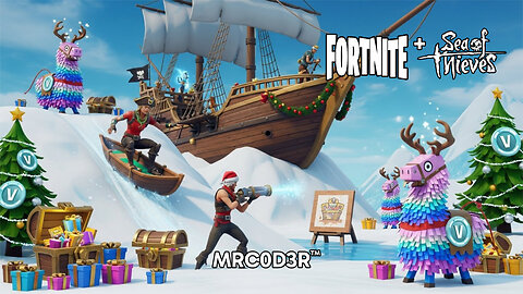 Fortnite Christmas Update & Intense Sea Of Thieves Battles #gaming