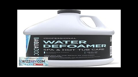 Hot Tub Defoamer & Spa Defoamer Spa Anti Foam & Hot Review