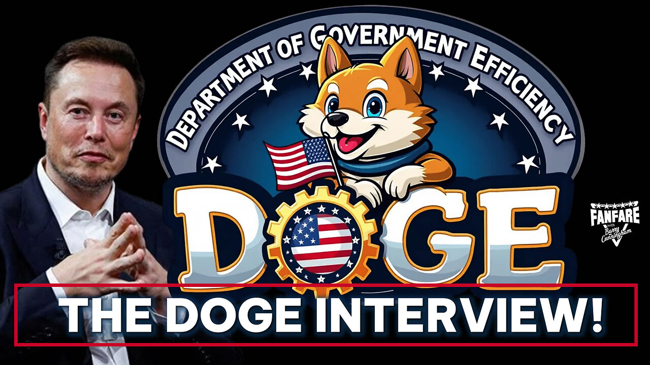 MUST SEE: LIVE WATCH PARTY! | DOGE INTERVIEW WITH ELON MUSK! | MY MARK MITCHELL INTERVIEW!