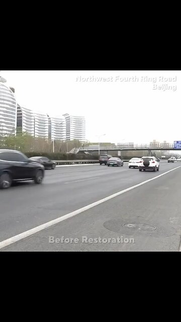 In Beijing, 8,000 tons of asphalt were laid overnight