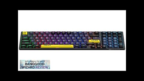 ONIKUMA G38 98 Keys Mechanical Gaming Keyboard Hot Swappable Brown/Blue Switch RGB Review