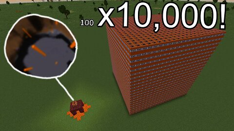 Exploding 10,000 TNT x100s at once!