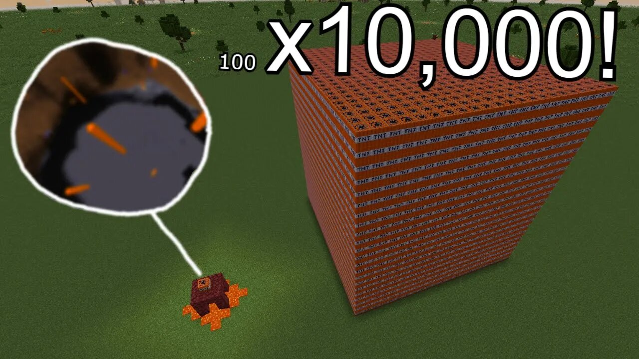 Exploding 10,000 TNT x100s at once!