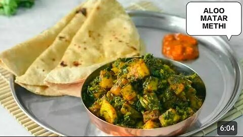 Quick & Tasty Aloo Methi Matar | Simple & Healthy Sabzi #viral #recipe #trending #food #methi#potato