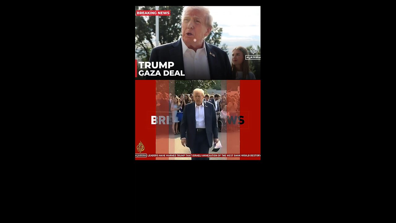 Trump on Gaza deal