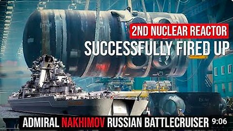 2nd Nuclear Reactor of the Russian Nuclear Cruiser Powers Up