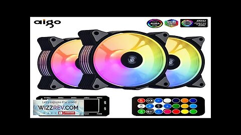 Aigo AR12 120mm pc computer Case Fan RGB Heatsink aura sync sata Review