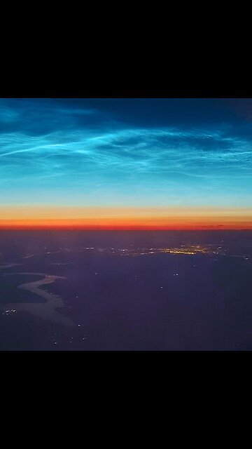 O voo noturno é uma sensação especial