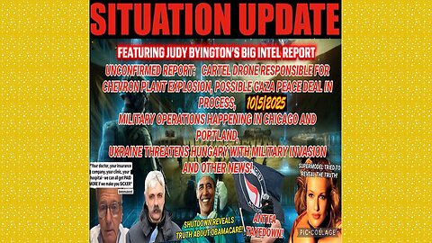 SITUATION UPDATE 10/5/25 - Cartel Drone Responsible For Chevron Plant Explosion 