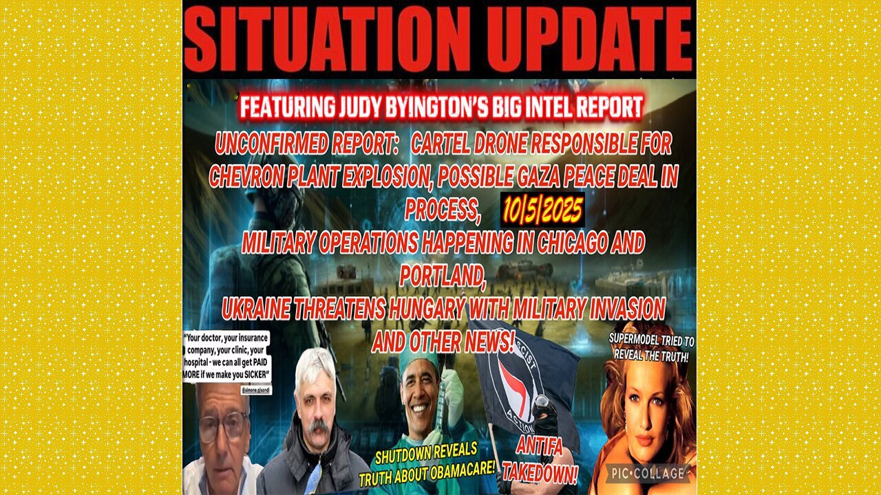 SITUATION UPDATE 10/5/25 - Cartel Drone Responsible For Chevron Plant Explosion