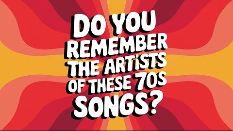 Most people don't remember the artist of these famous 70s songs