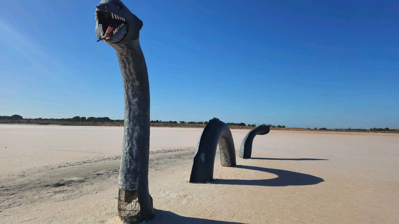 Lake Bunbunga Pink Lake during summer