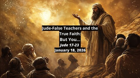 Jude-False Teachers and the True Faith: 9) But You... - Jude 17-23