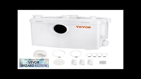 VEVOR Macerator Pump 700W 9600 L/h Flow 32.8 ft/10 m Head Macerator Review